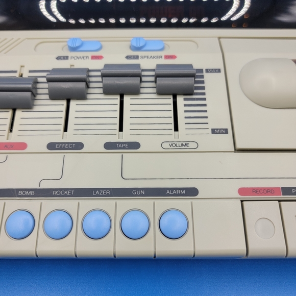 1988 Quick Shot Studio 4 QS-2050 Sound Mixing System Tested & Works D Battery Op - Picture 10 of 11